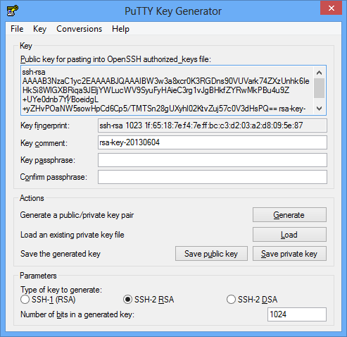 Generate Public Key From Key File